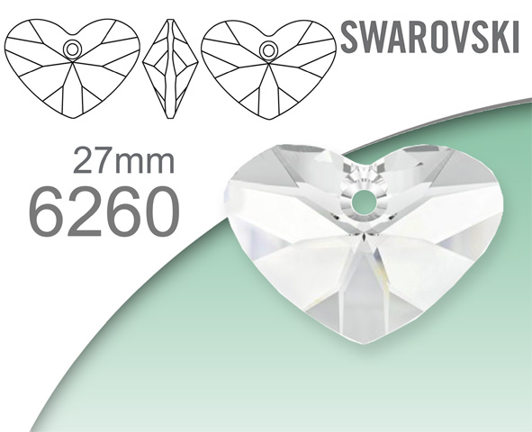 Swarovski 6260 Crazy 4 U pendant 27mm