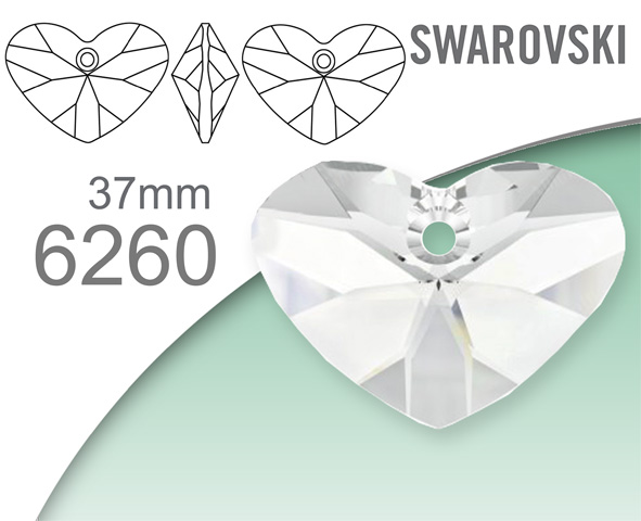 Swarovski 6260 Crazy 4 U pendant 37mm