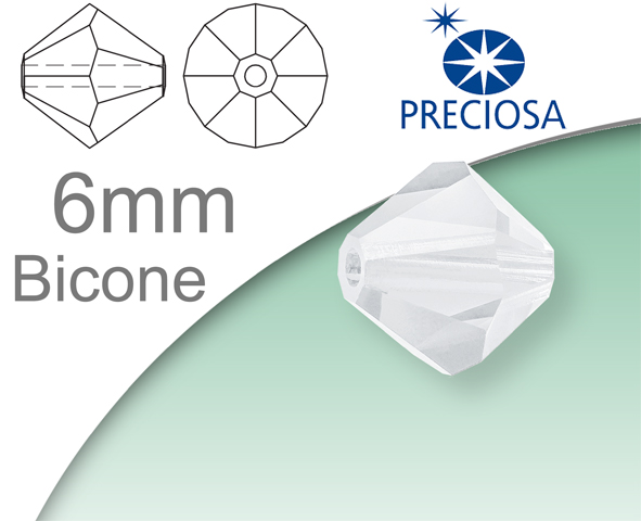 Preciosa Bicone 6mm (sluníčka)