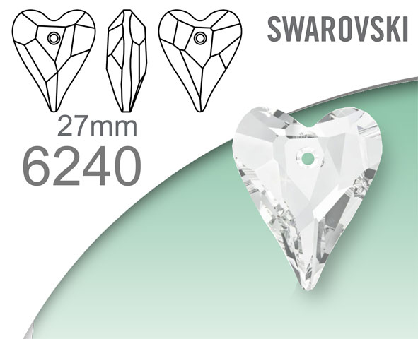 Swarovski 6240 Wild Heart pendant 27mm