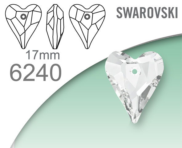 Swarovski 6240 Wild Heart pendant 17mm