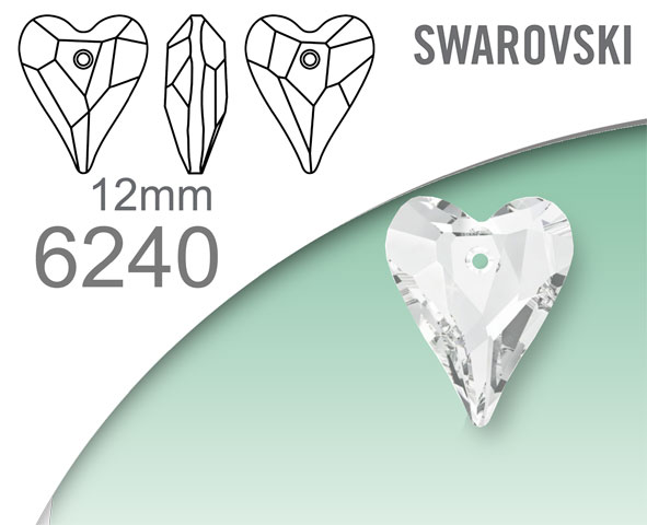 Swarovski 6240 Wild Heart pendant 12mm