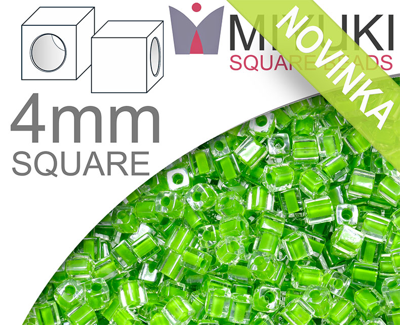 Miyuki SB 4mm Square BEADS