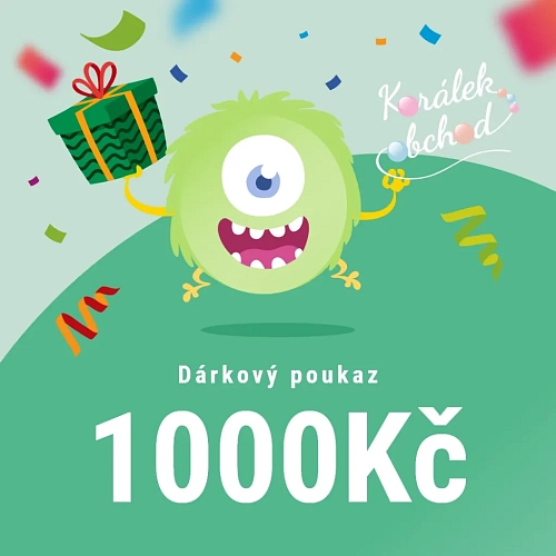 Dárkový poukaz 1000 Kč