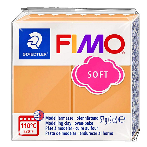 FIMO® soft 8020 T barva Papaya ORANŽOVÁ č.T41 balení  57g