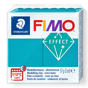 FIMO® effect 8010 Metallic barva METALICKÁ TYRKYSOVÁ č.36 balení  57g