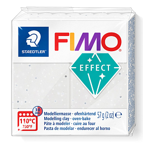 FIMO® effect 8010 Stone barva BÍLÝ GRANIT č.003 balení  57g