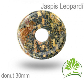 Leopardí JASPIS  donut-o pr. 30mm tl.4,5mm.