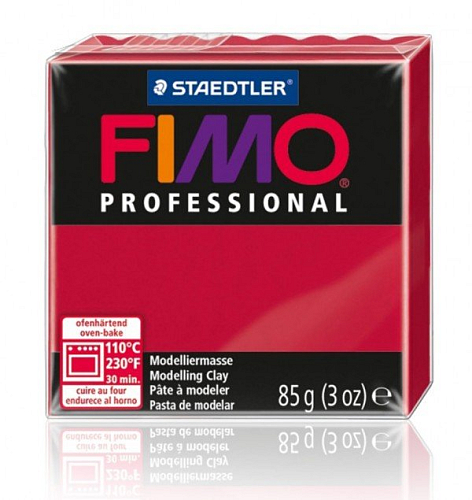 FIMO Professional balení 85g . Barva 29 KARMÍNOVÁ.